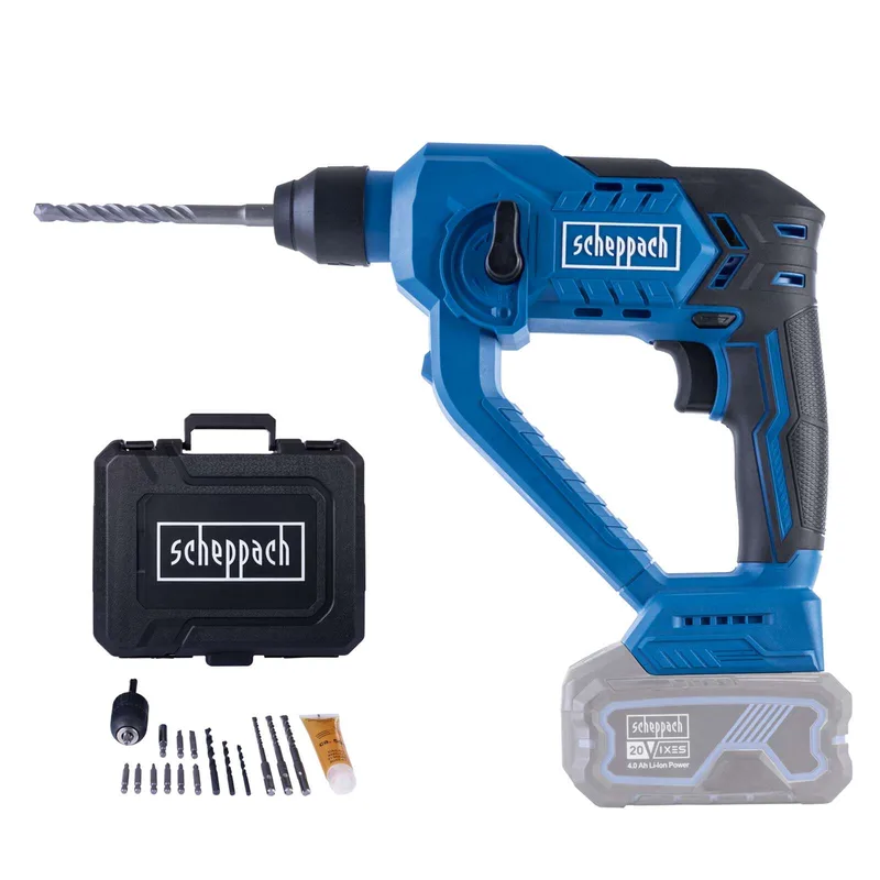 Akku-Bohrhammer C-RHD130-X Scheppach | Schlagkraft 1,3J | Schlagzahl bis 6000bpm | LED-Leuchte | ohne Akku & Ladegerät de Scheppach – image du produit