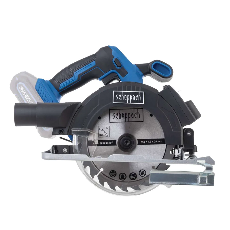 Akku-Handkreissäge C-HCS165-X Scheppach | Sägeblatt Ø165mm | Schnitttiefe max. 53mm bei 45° | LED | inkl. 2Ah Akku + 2,4A Ladegerät by Scheppach – product image