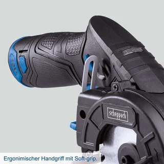 Akku-Handkreissäge C-HCS85-12/2 Scheppach - 12V | 20 Zähne | 1,1mm Schnittstärke | Ø85 mm x Ø15 mm x 0,8 mm | inkl. 2 Akkus und Ladegerät fra Scheppach – produktbillede 4 af 5