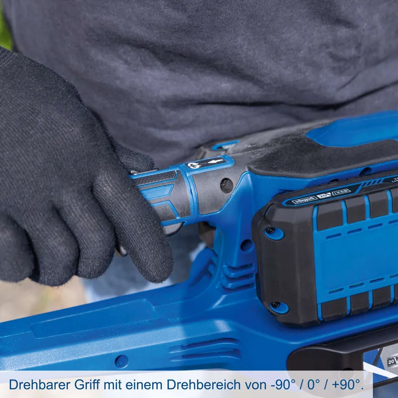 Akku Heckenschere BC-HT720-X Scheppach | Brushless | Schnittlänge 650mm | Schnittstärke 30mm | inkl. 2x 2Ah Akku + 2,4A Doppelladegerät by Scheppach – product image 4 of 5