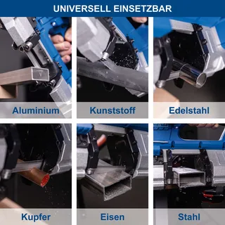 Akku Metallbandsäge C-MBS635-X Scheppach - 20V | 330-630min-1 Drehzahleinstellung | 63,5cm Schnittdurchmesser | inkl. 2Ah Akku & 2,4A Ladegerät de Scheppach – image du produit 5 sur 5