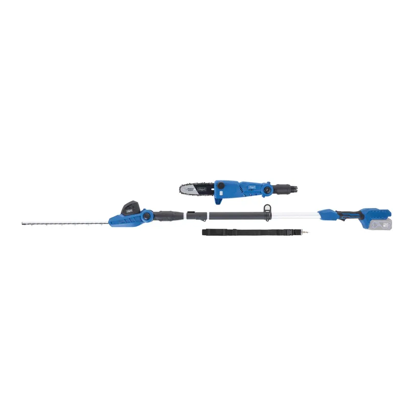Akku-Multifunktionsgerät C-PHTS410-X Scheppach | Schnittlänge Heckenschere/Hochentaster 410/180mm de Scheppach – image du produit