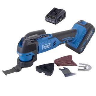 Akku-Multifunktionswerkzeug C-MT40-X Scheppach - 20V | 10.000 bis 40.000 min⁻¹ | 6 Stufen | LED-Werkstückbeleuchtung | inkl. 2Ah Akku + 2,4A Ladegerät by Scheppach – product image 1 of 4