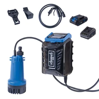 Akku-Regenfasspumpe C-RBP2000-X Scheppach - 20V | 2,0bar Pumpendruck | inkl. 2Ah Akku + Ladegerät de Scheppach – image du produit 1 sur 5