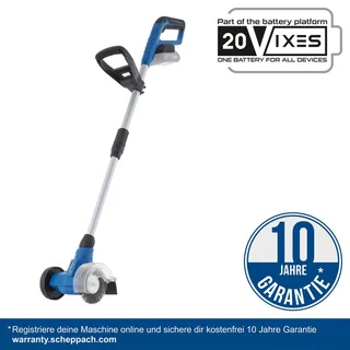 Akku-Unkrautfugenbürste C-FR100-X Scheppach - 20V | inkl. 2Ah Akku + 2,4A Ladegerät de Scheppach – image du produit 3 sur 5