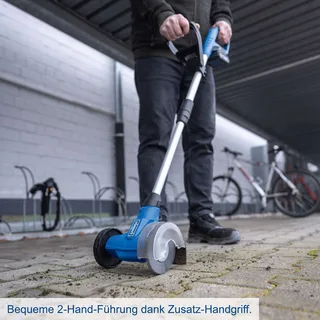 Akku-Unkrautfugenbürste C-FR100-X Scheppach - 20V | inkl. 2Ah Akku + 2,4A Ladegerät de Scheppach – image du produit 4 sur 5
