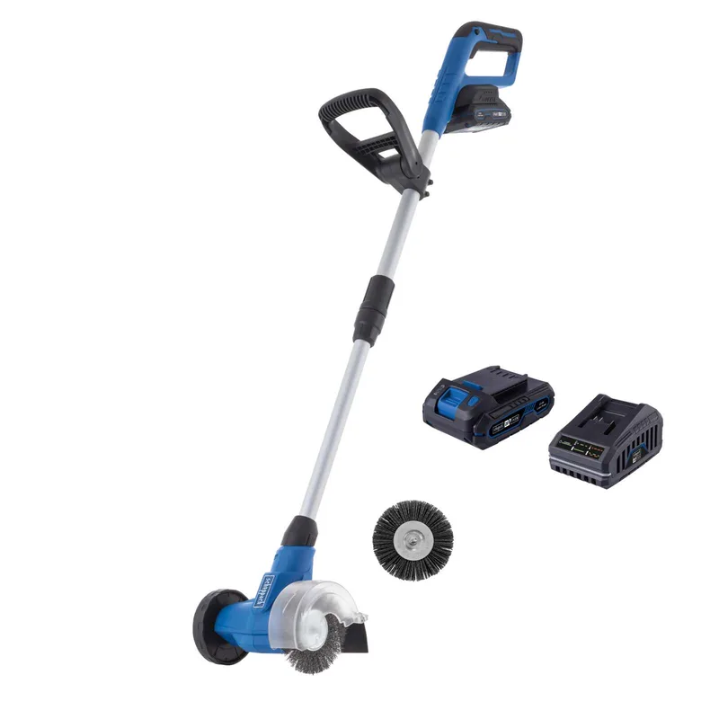 Akku-Unkrautfugenbürste C-FR100-X Scheppach - 20V | inkl. 2Ah Akku + 2,4A Ladegerät de Scheppach – image du produit 1 sur 5