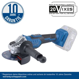Akku-Winkelschleifer BC-AG125-X Scheppach | Brushless | Schleifscheiben Ø125mm | Drehzahl 3000-10000min-1 by Scheppach – product image 2 of 3