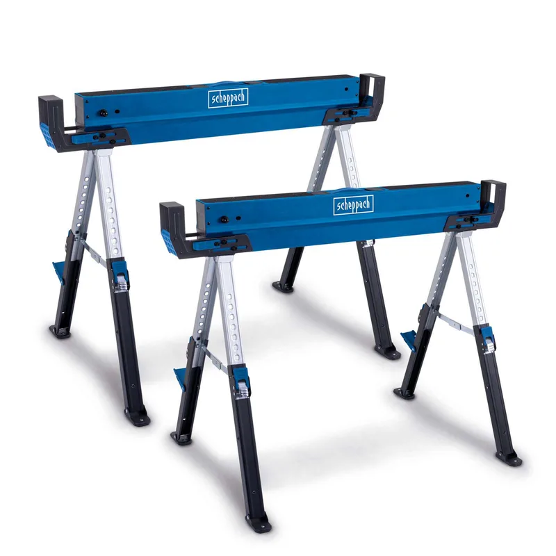 Arbeitsbock MWB700 Scheppach - 2er-Set | 9 Stufen von 615 – 820 mm | je Arbeitsbock 600kg by Scheppach – product image