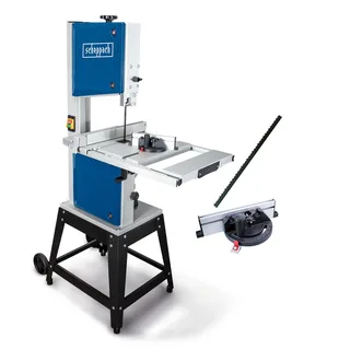 Bandsäge HBS400 Scheppach - 750W | 170mm Schnitthöhe | 6-15mm Sägebandbreite | 360-720m/min Sägegeschwindigkeit | inkl. 2 Sägeband by Scheppach – product image 1 of 5