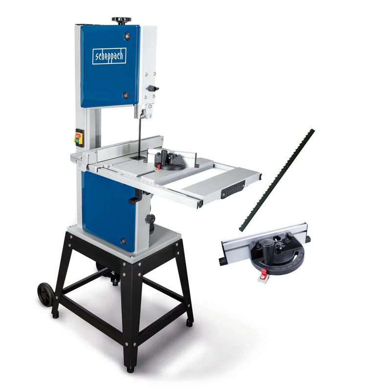 Bandsäge HBS400 Scheppach - 750W | 170mm Schnitthöhe | 6-15mm Sägebandbreite | 360-720m/min Sägegeschwindigkeit | inkl. 2 Sägeband by Scheppach – product image