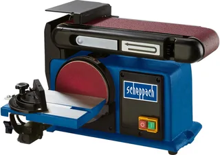 Bandschuurmachine BTS800 - 370W - schijfschuurmachine - 2850tpm - Diameter schuurschijf: 150mm - Incl. 1x schuurband en 1x schuurschijf by Scheppach – product image 1 of 5