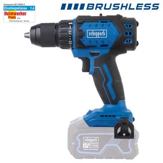BC-DD60-X Accu Boormachine - Schroefmachine - 20V – Brushless Motor – 60 Nm – 25+1 Koppelstanden – LED Werklamp – Exclusief Accu en Lader van Scheppach – productafbeelding 3 van 3
