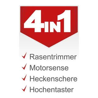 Benzin Multigartengerät MT33P Scheppach - 1,22 PS | 900W | 4in1 - Rasentrimmer | Kettensäge | Motorsense | Heckenschere | inkl. Schultergurt by Scheppach – product image 2 of 5