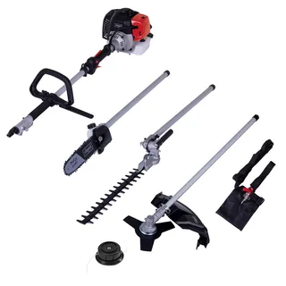 Benzin Multigartengerät MT33P Scheppach - 1,22 PS | 900W | 4in1 - Rasentrimmer | Kettensäge | Motorsense | Heckenschere | inkl. Schultergurt by Scheppach – product image 1 of 5
