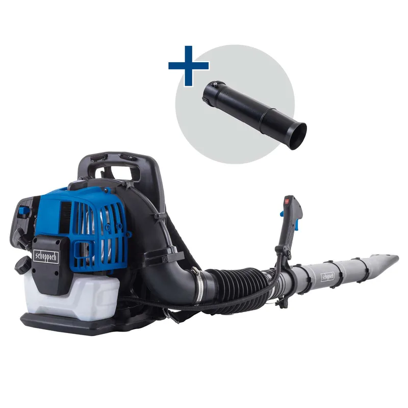 Benzine Bladblader PLB52BP - 52cc - 1450W - 1,97pk - Ruggedragen bladblazer - Blaaskracht: 295km/u by Scheppach – product image 2 of 5