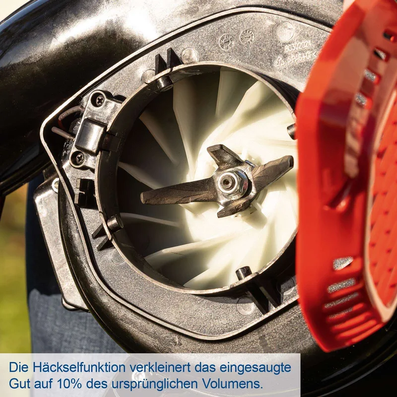 Benzine bladblazer PLB32 - 4-in-1 - 0,75 kW / 1,0 PK - 25,4 cc - 260 km/u - Luchtvolume tot 678 m³/u - Opvangzak 35 liter von Scheppach – Produktbild 5 von 5