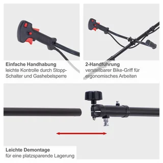 Benzine Bosmaaier PBC520 - 2-takt van Scheppach – productafbeelding 5 van 5