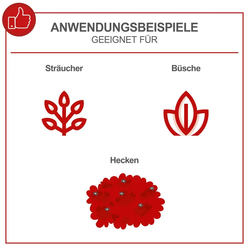 Benzine heggenschaar HTH250/240P - 25.4cc - 0.7 kW/1.0 HP - snoeilengte 600mm - max snijdiameter 27mm - 0.6L tankvolume van Scheppach – productafbeelding 2 van 5