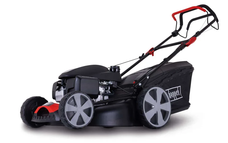 Benzinrasenmäher MS170-51H Scheppach - 4,56PS | Honda-Motor | 51cm Schnittbreite | 60L Fangbox | 6-stufige Schnitthöhenverstellung van Scheppach – productafbeelding