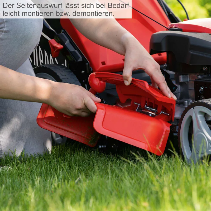 Benzinrasenmäher MS173-51 Scheppach - 51cm Schnittbreite Radantrieb | Mulchfunktion | 65 Liter Korb by Scheppach – product image 2 of 5