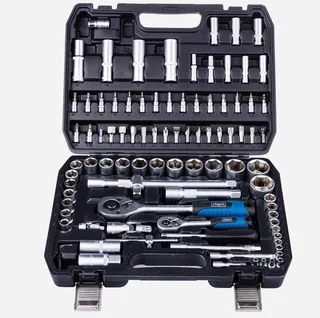 Bit- und Steckschlüsselset Scheppach Werkzeugkoffer TB97 Steckschlüsselsätz 94 tlg. by Scheppach – product image 1 of 5