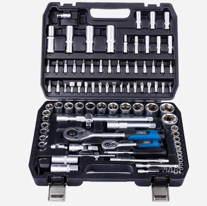 Bit- und Steckschlüsselset Scheppach Werkzeugkoffer TB97 Steckschlüsselsätz 94 tlg. by Scheppach – product image 1 of 5