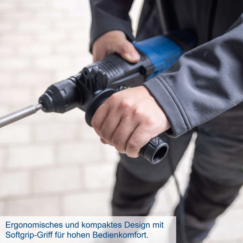 Bohrhammer DH2260 Scheppach - 1050W | 3 Joule Schlagkraft | 5500bpm | SDS-Plus | 26mm Bohrleistung Beton | 4in1 Funktion | Variable Drehzahl by Scheppach – product image 2 of 5