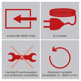Bohrhammer PX-BH-7V Practixx - 1500W | 7J Schlagkraft | 32mm Bohrleistung | 0-920 U/min Geschwindigk de Scheppach – image du produit 4 sur 5