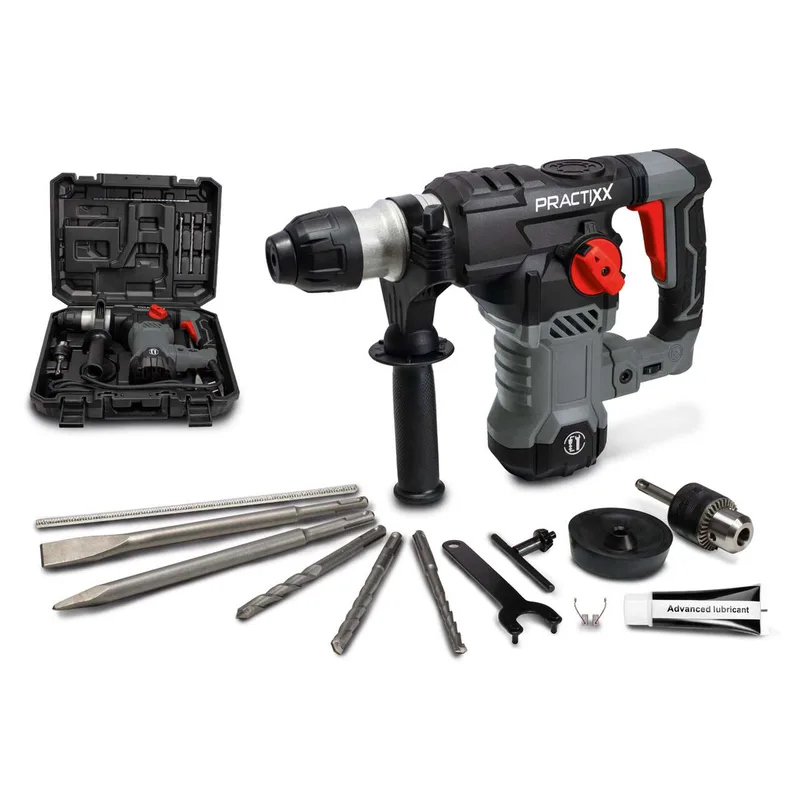 Bohrhammer PX-BH-7V Practixx - 1500W | 7J Schlagkraft | 32mm Bohrleistung | 0-920 U/min Geschwindigk de Scheppach – image du produit 1 sur 5