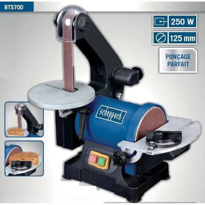 BTS700 Band-schijfschuurmachine 5" 4903304901 van Scheppach – productafbeelding 1 van 5