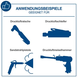 Compressor HC53DC - 10 Bar - 50L - Dubbele cilinder - Aanzuigvermogen 412L/min - Oliegesmeerd by Scheppach, Blue – product image 5 of 5