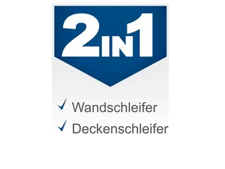 Deckenschleifer DS930, max. 7500 U/min, 7500 U/min, 2500 m/min, (Set, 29-tlg), 2in1Trockenbauschleifer Langhalsschleifer by Scheppach – product image 2 of 5