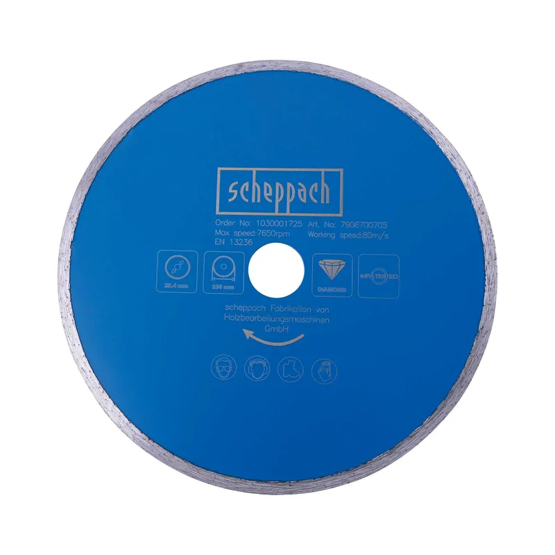 Diamant Trennscheibe Scheppach - Ø 200 x 25,4 mm by Scheppach – product image 1 of 5