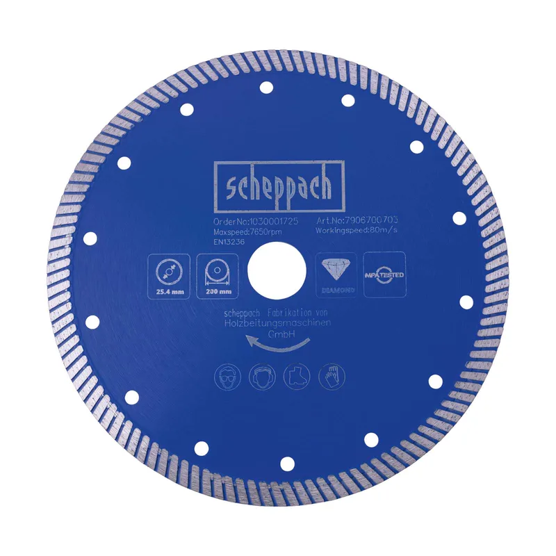 Diamant Trennscheibe Scheppach - Ø 200 x 25,4 mm von Scheppach – Produktbild 1 von 5