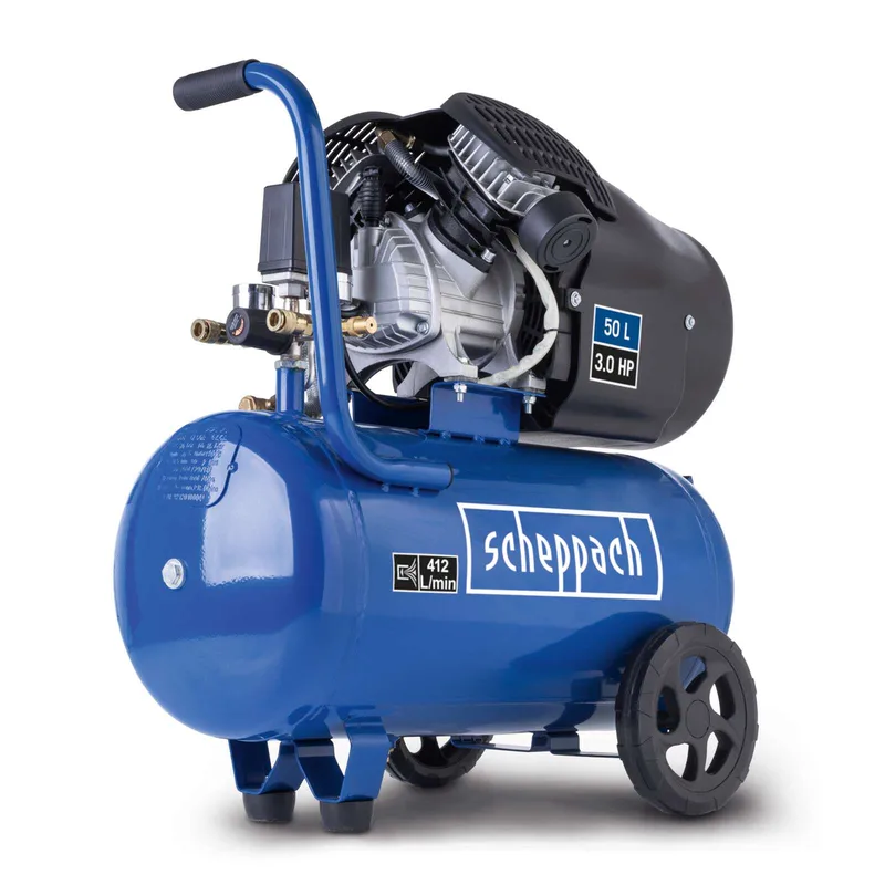 Druckluft Kompressor HC500 Scheppach - 10bar | 2200W Leistung | 50L Kessel | Ansaugleistung 412L/min by Scheppach – product image
