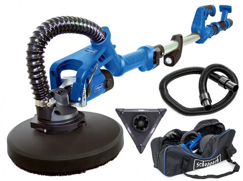 DS930 - Gipsplaat Schuurmachine - Telescoop - 710W - Schuurkoppen van Scheppach – productafbeelding