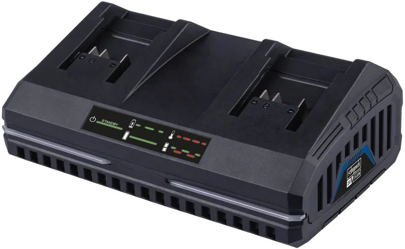 Dubbele acculader 4.5A - SDBC4.5A van Scheppach – productafbeelding 1 van 5