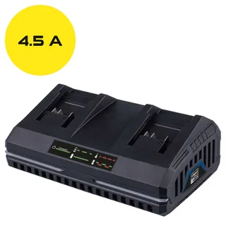 Dubbele acculader 4.5A - SDBC4.5A van Scheppach – productafbeelding 4 van 5