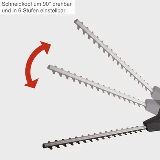 Elektrische Heggenschaar ETHT500 - 500W - 1500 rpm - snijlengte 450mm - snijdikte tot 16mm - (telescopisch) de Scheppach – image du produit 5 sur 5