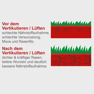 Elektrische Verticuteermachine & Beluchter SC32 - 1500W - 32cm werkbreedte en tot 12mm werkdiepte - voor gazons tot 500m² van Scheppach – productafbeelding 5 van 5