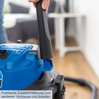 Elektro Nass-/Trockensauger VC16 Scheppach - 1200W | 1,8m Schlauchlänge | 16L Fassungsvermögen | 20kPa von Scheppach – Produktbild 2 von 4