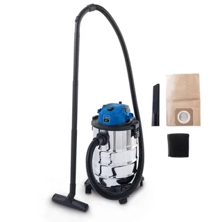 Elektro Nass-/Trockensauger VC25 Scheppach - 1200W | 2m Schlauchlänge | 3m Anschlusskabel | 25L Fassungsvermögen | 20kPa by Scheppach – product image 1 of 4