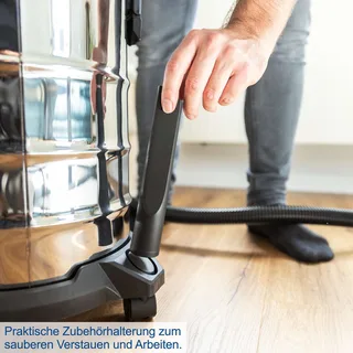 Elektro Nass-/Trockensauger VC25 Scheppach - 1200W | 2m Schlauchlänge | 3m Anschlusskabel | 25L Fassungsvermögen | 20kPa by Scheppach – product image 2 of 4
