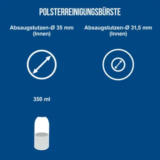 Elektro Nass-/Trockensauger VC25 Scheppach inkl. Polsterreinigungsbürste PRB300 - 1200W | 2m Schlauchlänge | 3m Kabel | 25L Fassungsvermögen de Scheppach – image du produit 4 sur 5
