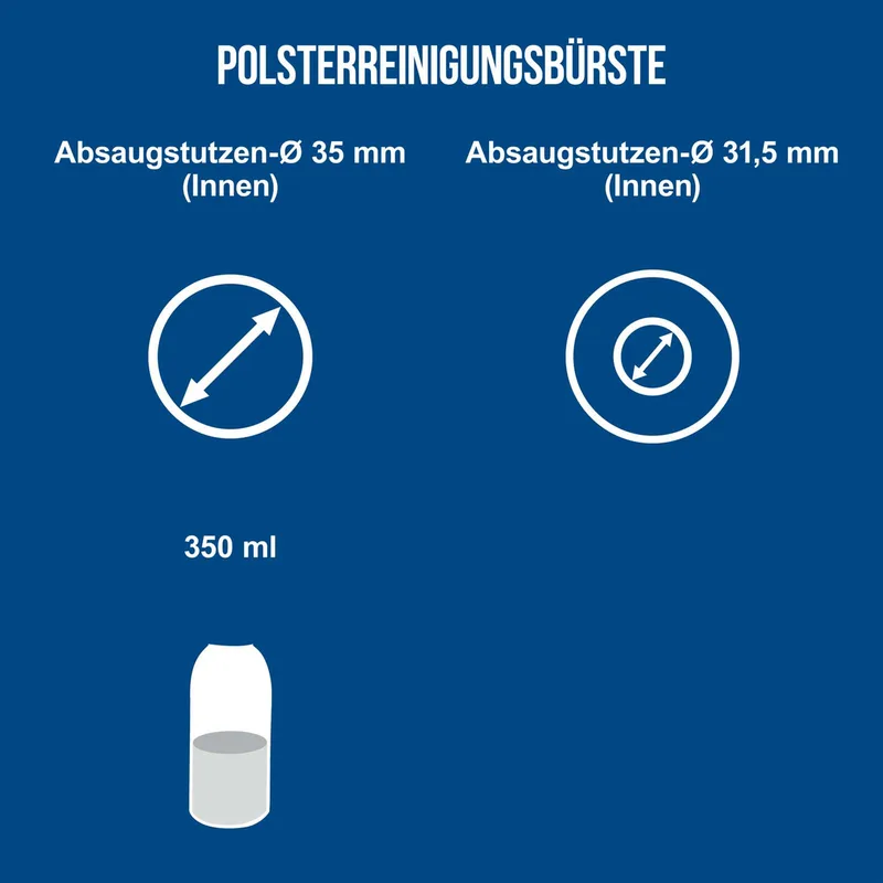 Elektro Nass-/Trockensauger VC25 Scheppach inkl. Polsterreinigungsbürste PRB300 - 1200W | 2m Schlauchlänge | 3m Kabel | 25L Fassungsvermögen de Scheppach – image du produit 4 sur 5