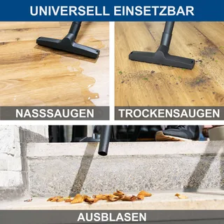 Elektro Nass-/Trockensauger VC30v2 Scheppach - 1200W | 2m Schlauchlänge | 3m Anschlusskabel | 30L Fassungsvermögen | 20kPa by Scheppach – product image 4 of 4
