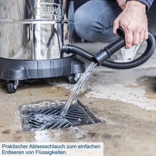 Elektro Nass-/Trockensauger VC50 Scheppach - 1400W | 3m Schlauchlänge | 5m Anschlusskabel | 50L Fassungsvermögen | 20kPa de Scheppach – image du produit 2 sur 4