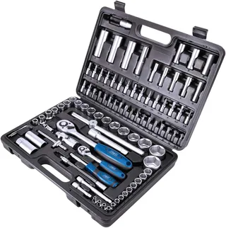 Gereedschapskist TB94 - Gereedschapsset - 94-delig by Scheppach, Black – product image 1 of 5