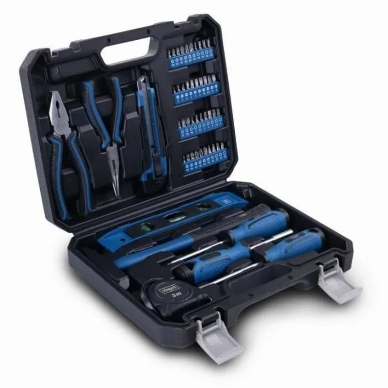 Gereedschapskoffer Scheppach WZK49 Zwart 50 Onderdelen van Scheppach, Blauw – productafbeelding